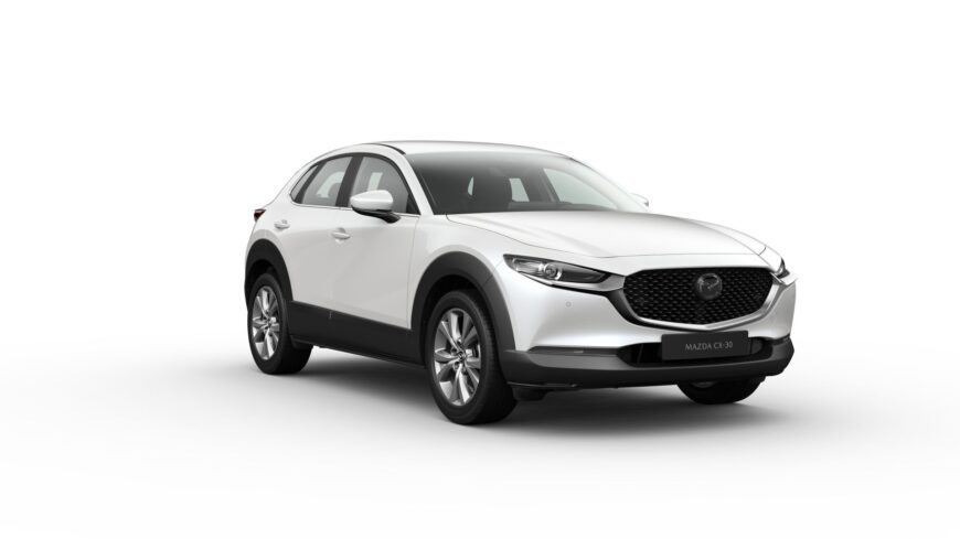 Mazda CX-30 2.5L FWD MT Centre-Line Snowflake White – Tesztautó